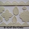 Forma de Silicone de Rendas e Guirlandas