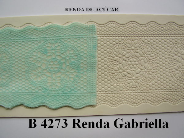 Forma de Silicone de Rendas e Guirlandas