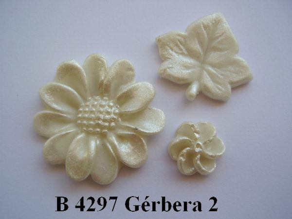 Forma de Silicone de Flores e Folhas