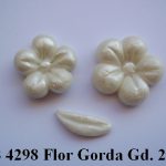 Forma de Silicone de Flores e Folhas