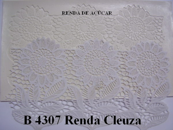 Forma de Silicone de Rendas e Guirlandas