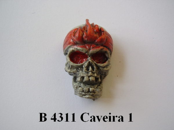 Forma de Silicone de Caveiras