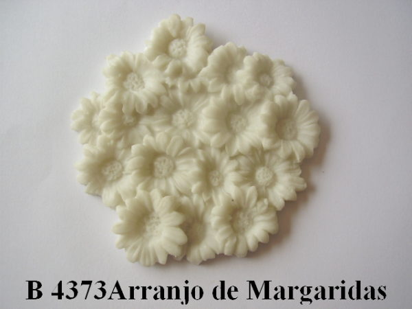 Forma de Silicone de Flores e Folhas