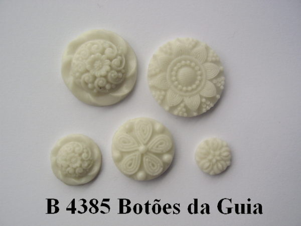 Forma de Silicone de Botões