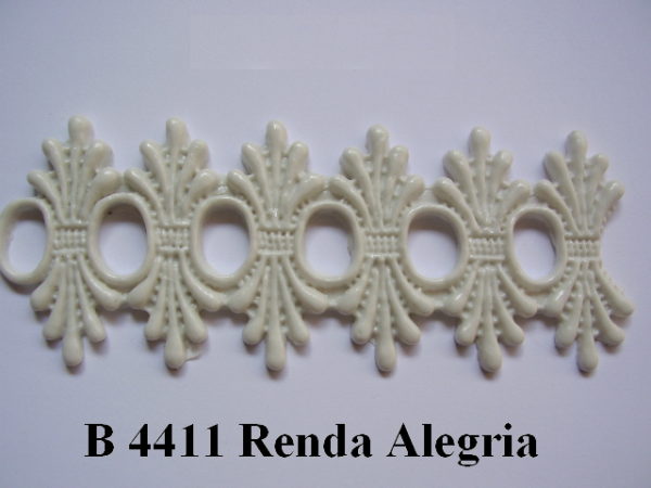 Forma de Silicone de Rendas e Guirlandas