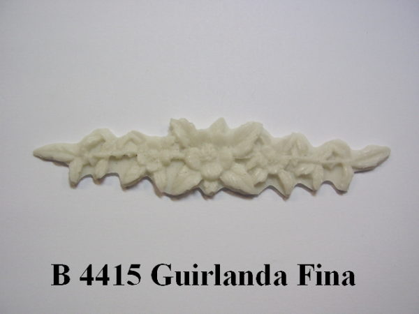 Forma de Silicone de Rendas e Guirlandas
