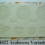 Forma de Silicone de Rendas e Guirlandas