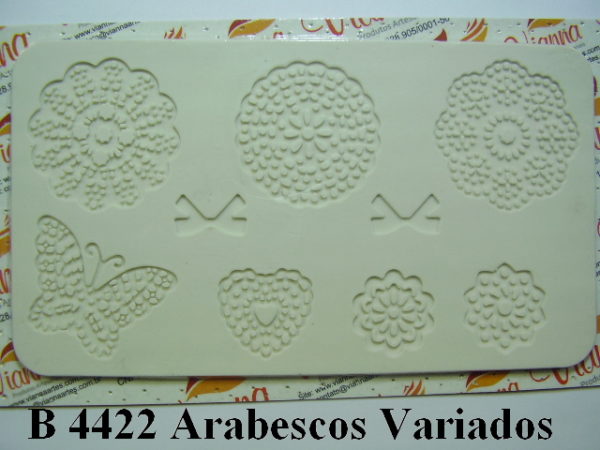 Forma de Silicone de Rendas e Guirlandas