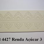 Forma de Silicone de Rendas e Guirlandas