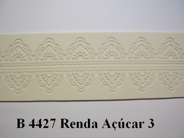 Forma de Silicone de Rendas e Guirlandas