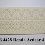 Forma de Silicone de Rendas e Guirlandas