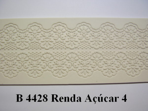 Forma de Silicone de Rendas e Guirlandas