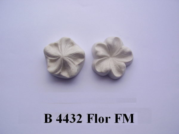 Forma de Silicone de Flores e Folhas