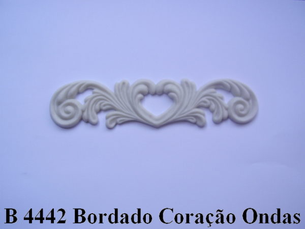 Forma de Silicone de Rendas e Guirlandas