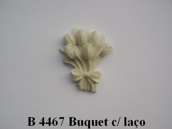 Forma de Silicone de Flores e Folhas