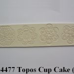 Forma de Silicone de Rendas e Guirlandas