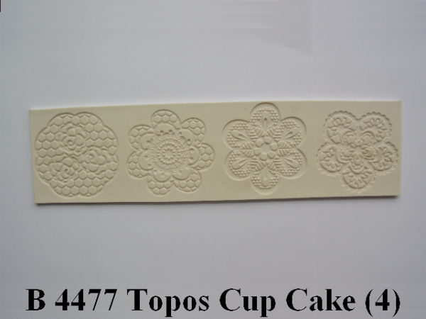 Forma de Silicone de Rendas e Guirlandas