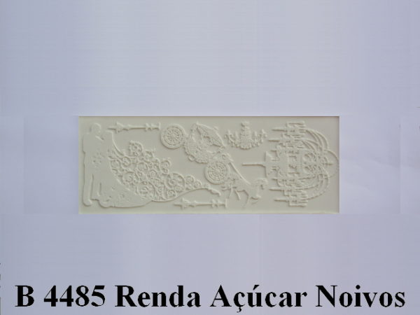 Forma de Silicone de Rendas e Guirlandas