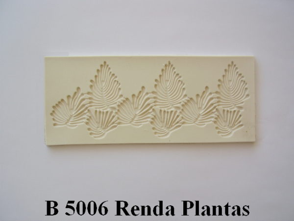Forma de Silicone de Rendas e Guirlandas
