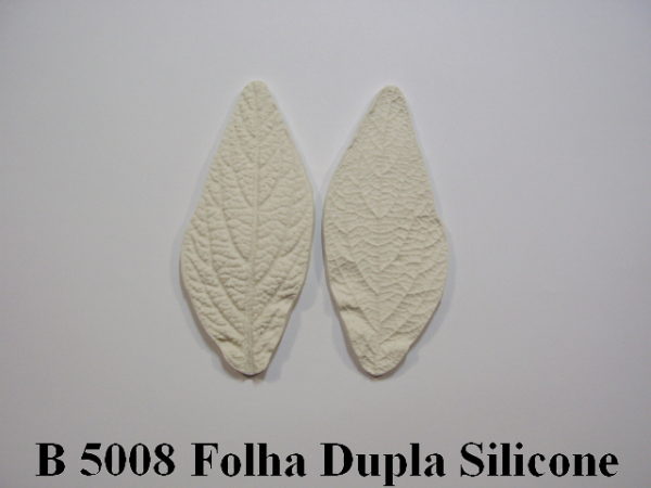 Forma de Silicone de Flores e Folhas