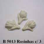 Forma de Silicone de Flores e Folhas