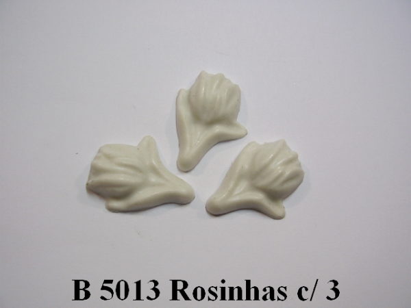 Forma de Silicone de Flores e Folhas