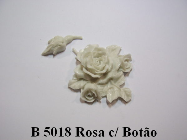 Forma de Silicone de Flores e Folhas