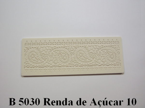 Forma de Silicone de Rendas e Guirlandas