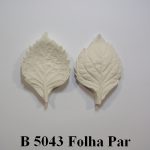 Forma de Silicone de Flores e Folhas