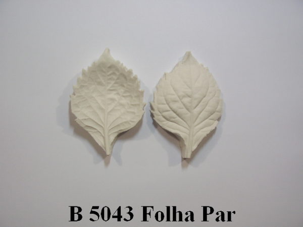 Forma de Silicone de Flores e Folhas