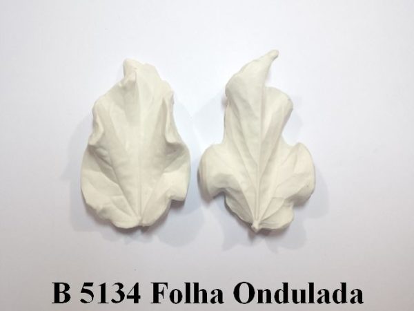 Forma de Silicone de Flores e Folhas