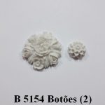 Forma de Silicone de Flores e Folhas