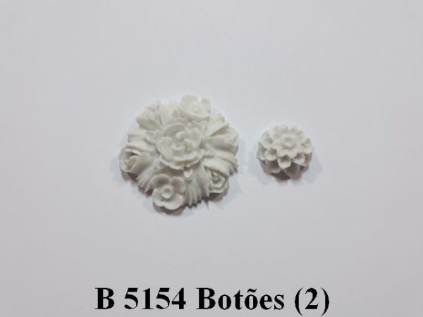 Forma de Silicone de Flores e Folhas