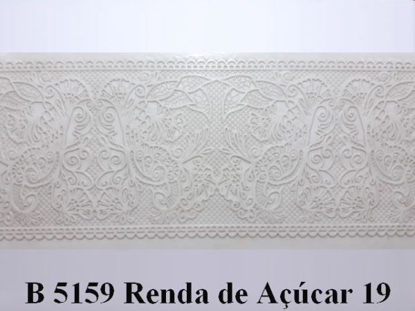 Forma de Silicone de Rendas e Guirlandas