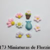 Forma de Silicone de Flores e Folhas