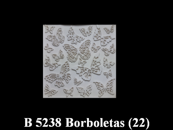 Forma de Silicone de Rendas e Guirlandas