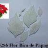 Forma de Silicone de Flores e Folhas