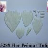Forma de Silicone de Flores e Folhas