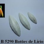 Forma de Silicone de Flores e Folhas