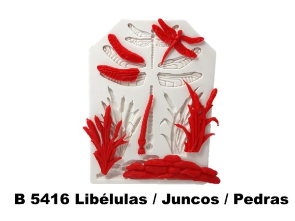 Libélulas / Juncos / Pedras