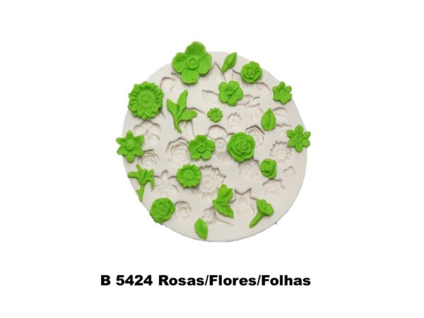 Rosas/Flores/Folhas