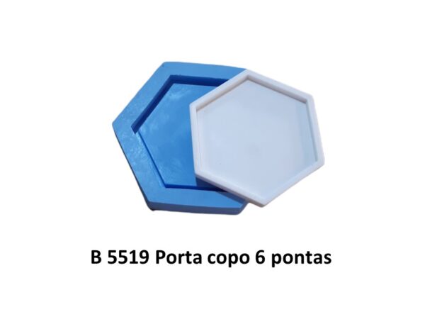 Porta copo 6 pontas